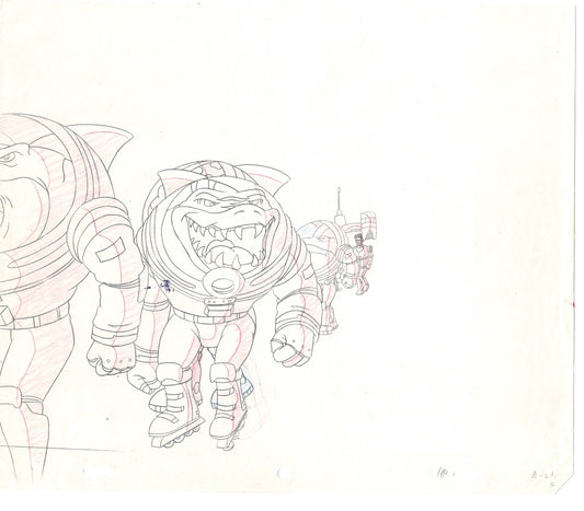 Street Sharks DIC Production Animation Cel Drawing 1994-1997 C-12