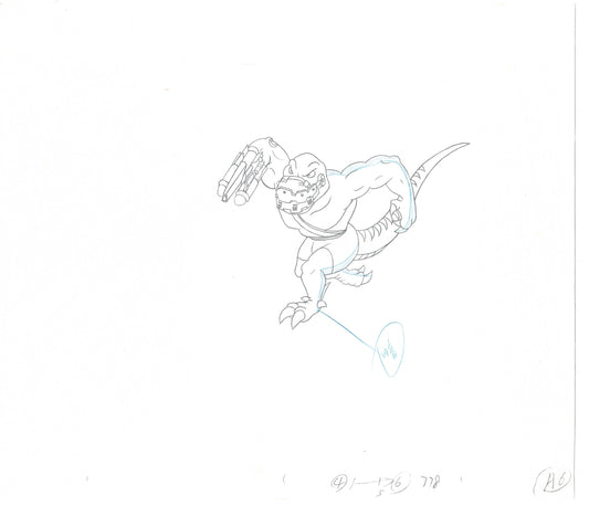 Street Sharks DIC Production Animation Cel Drawing 1994-1997 C-25