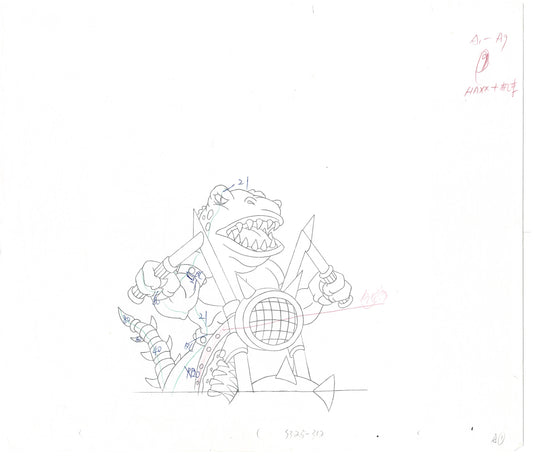 Street Sharks DIC Production Animation Cel Drawing 1994-1997 C-26