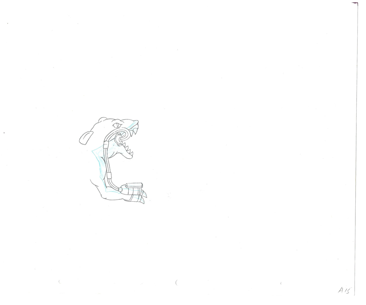 Street Sharks DIC Production Animation Cel Drawing 1994-1997 D-6