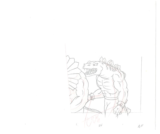 Street Sharks DIC Production Animation Cel Drawing 1994-1997 D-19