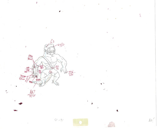 Street Sharks DIC Production Animation Cel Drawing 1994-1997 D-37