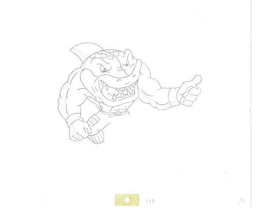 Street Sharks DIC Production Animation Cel Drawing 1994-1997 D-67