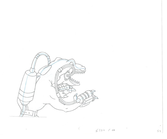 Street Sharks DIC Production Animation Cel Drawing 1994-1997 D-71