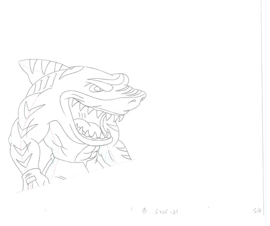 Street Sharks DIC Production Animation Cel Drawing 1994-1997 D-73