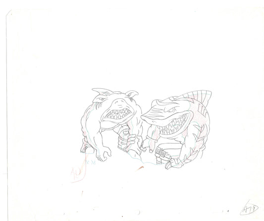 Street Sharks DIC Production Animation Cel Drawing 1994-1997 D-76