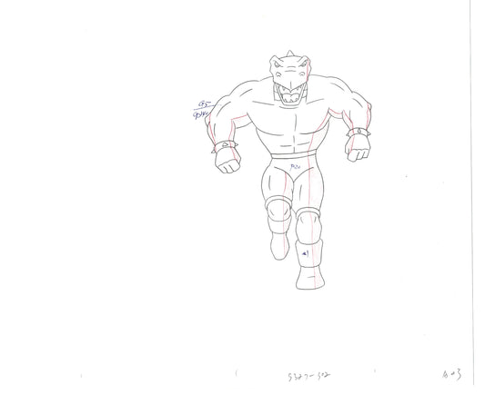 Street Sharks DIC Production Animation Cel Drawing 1994-1997 D-77