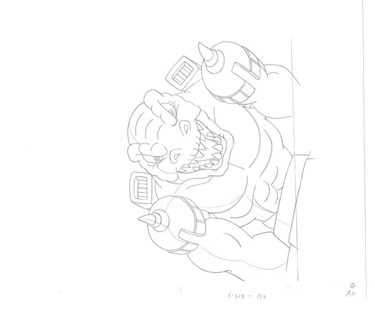 Street Sharks DIC Production Animation Cel Drawing 1994-1997 D-80