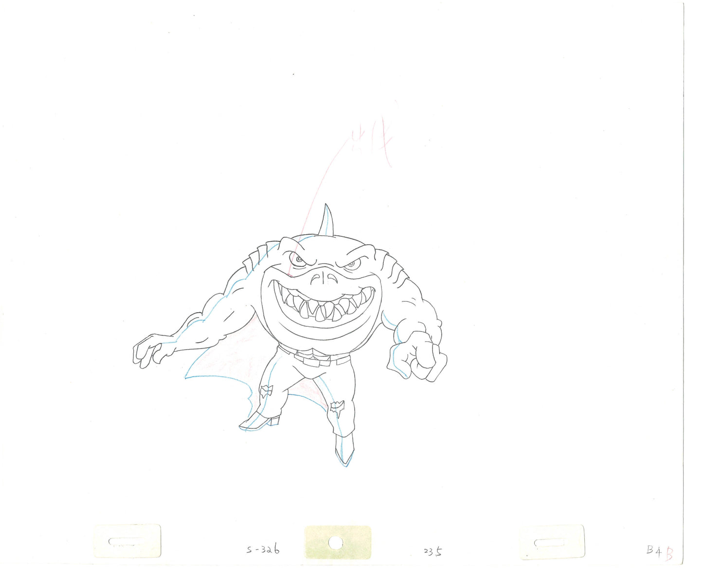 Street Sharks DIC Production Animation Cel Drawing 1994-1997 E-96