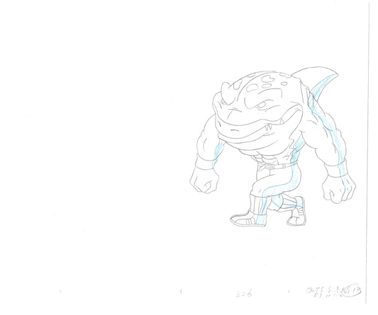 Street Sharks DIC Production Animation Cel Drawing 1994-1997 E-101