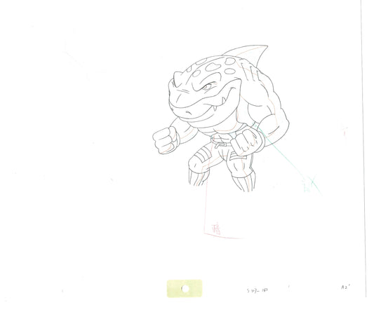 Street Sharks DIC Production Animation Cel Drawing 1994-1997 E-112