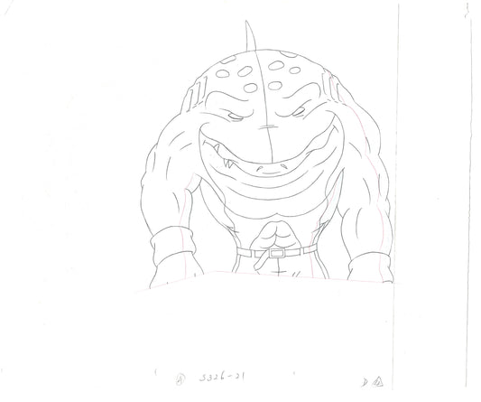 Street Sharks DIC Production Animation Cel Drawing 1994-1997 E-116