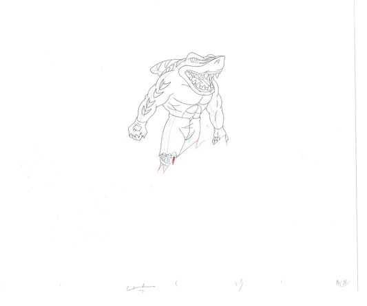 Street Sharks DIC Production Animation Cel Drawing 1994-1997 E-118