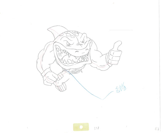 Street Sharks DIC Production Animation Cel Drawing 1994-1997 E-119