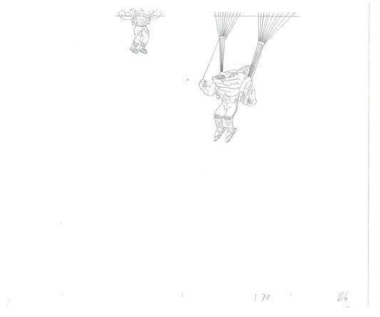 Street Sharks DIC Production Animation Cel Drawing 1994-1997 E-134