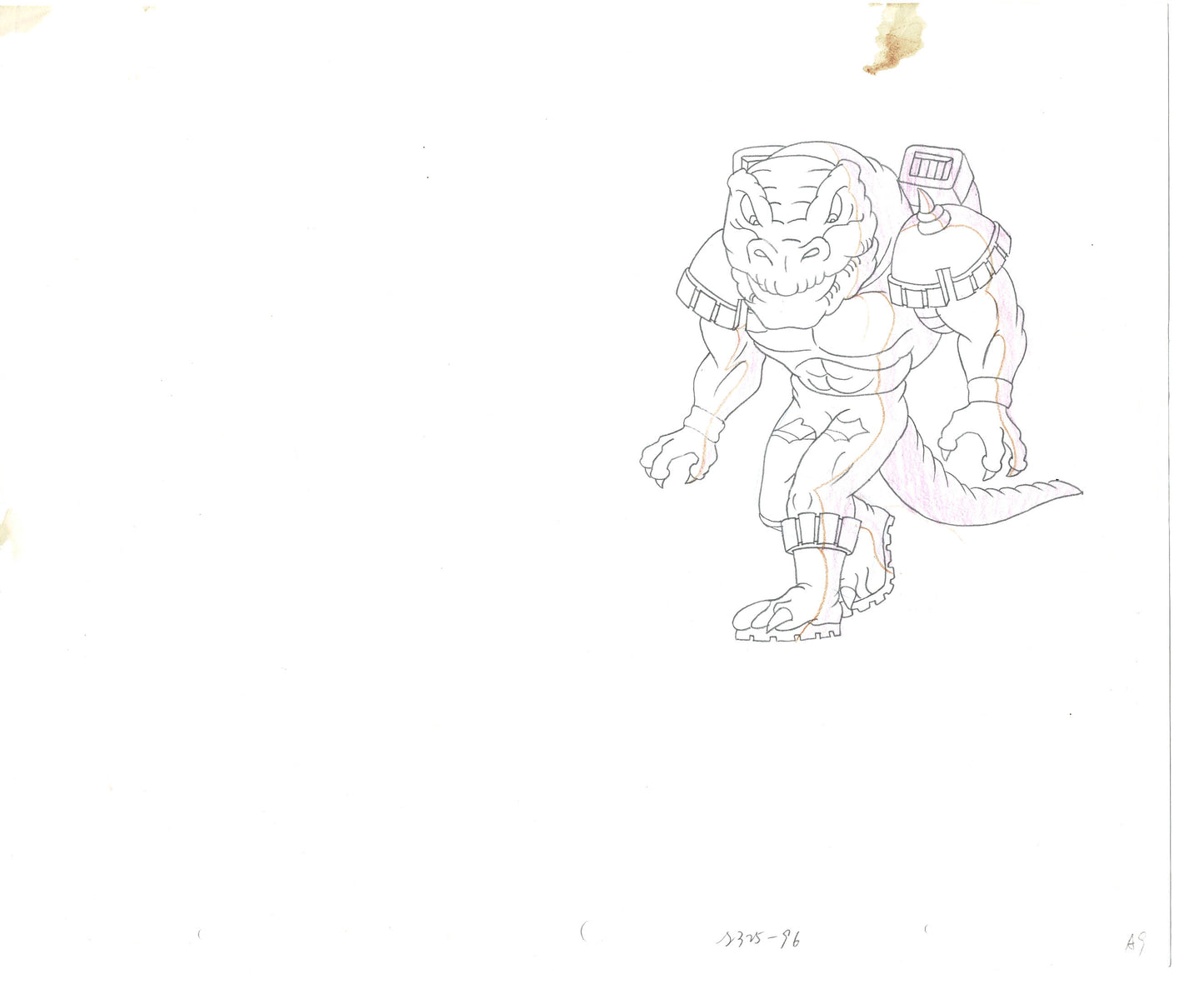 Street Sharks DIC Production Animation Cel Drawing 1994-1997 E-138