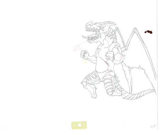 Street Sharks DIC Production Animation Cel Drawing 1994-1997 E-140