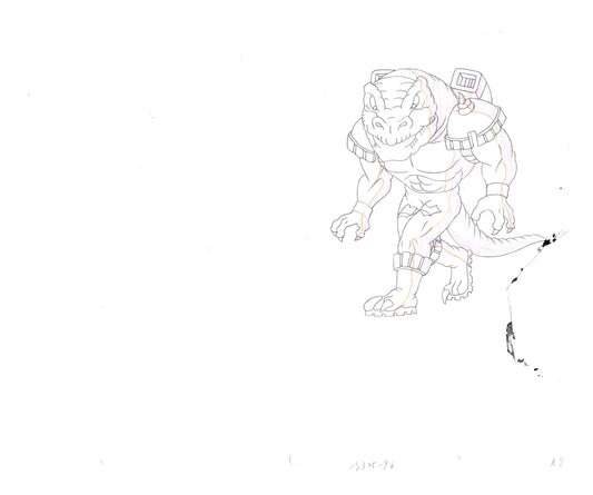 Street Sharks DIC Production Animation Cel Drawing 1994-1997 E-141