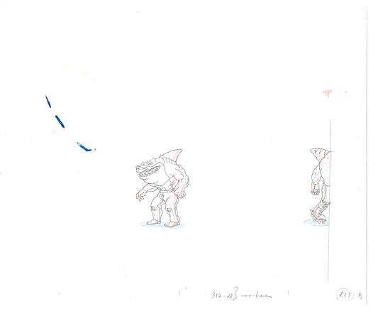 Street Sharks DIC Production Animation Cel Drawing 1994-1997 E-143