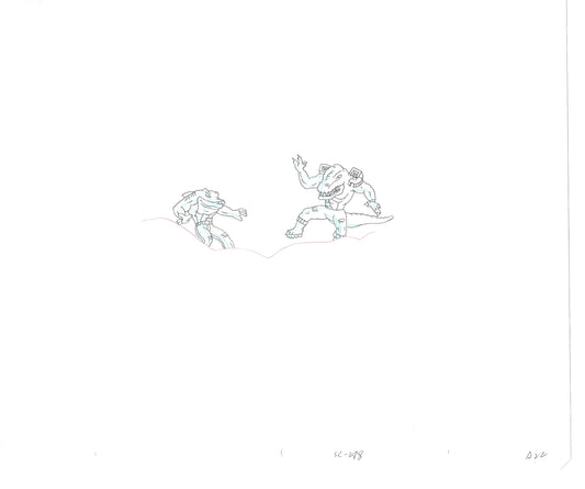 Street Sharks DIC Production Animation Cel Drawing 1994-1997 E-147