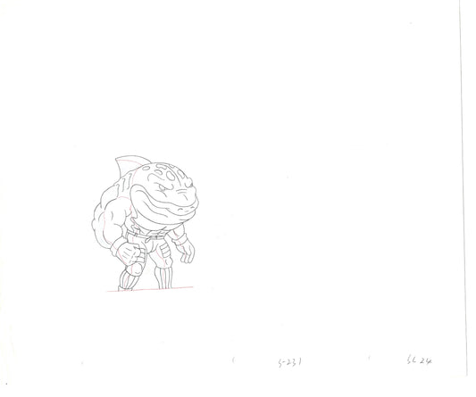 Street Sharks DIC Production Animation Cel Drawing 1994-1997 E-164