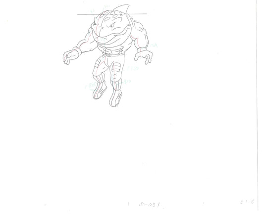 Street Sharks DIC Production Animation Cel Drawing 1994-1997 E-178