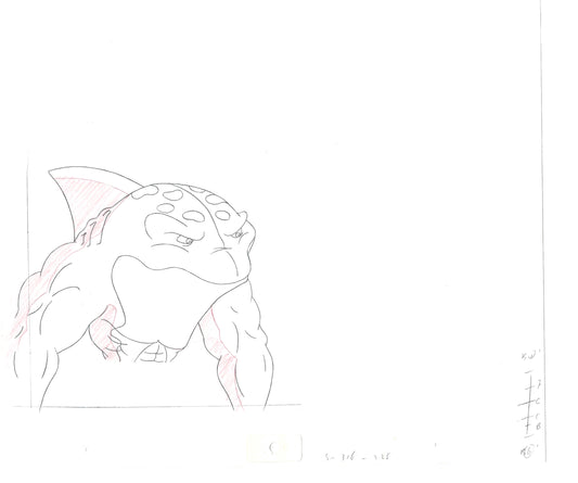 Street Sharks DIC Production Animation Cel Drawing 1994-1997 E-180