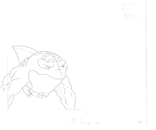 Street Sharks DIC Production Animation Cel Drawing 1994-1997 E-183