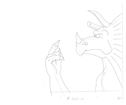 Street Sharks DIC Production Animation Cel Drawing 1994-1997 E-185