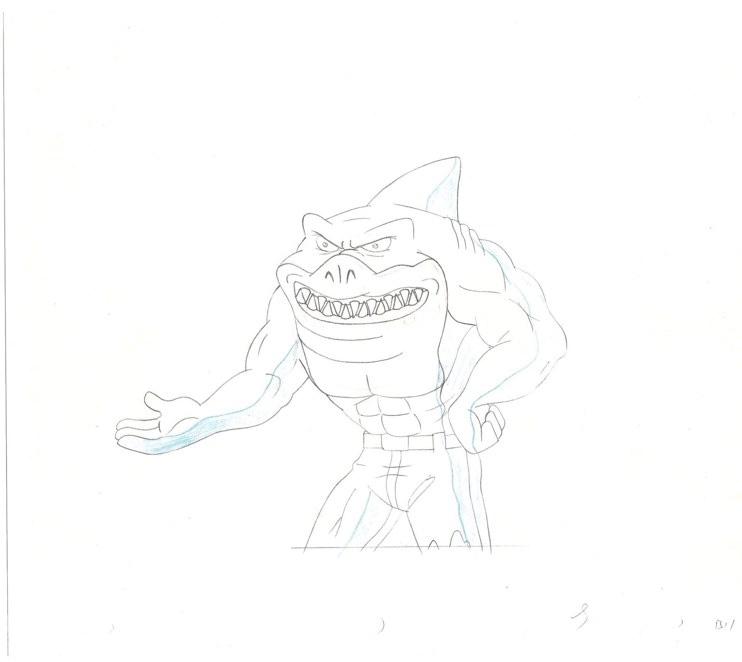 Street Sharks DIC Production Animation Cel Drawing 1994-1997 A-12