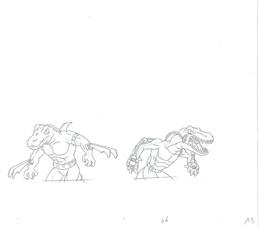Street Sharks DIC Production Animation Cel Drawing 1994-1997 A-13