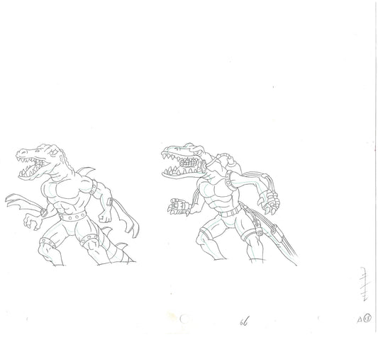 Street Sharks DIC Production Animation Cel Drawing 1994-1997 A-14