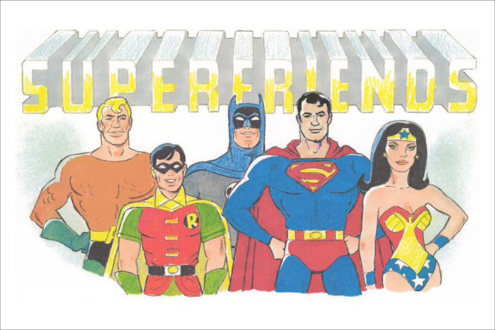 Superfriends Bob Singer SIGNED Limited Edition Giclee Print on Paper - Mighty - PRINTERS PROOF Edition of 25