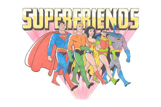Superfriends Bob Singer SIGNED Limited Edition Giclee Print on Paper - Unite - REGULAR Edition of 75