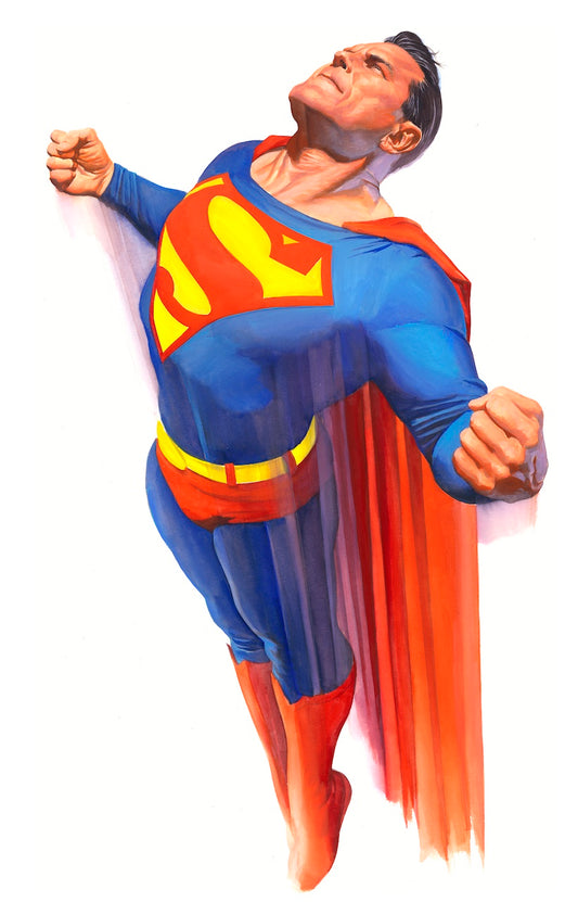 Superman Answering The Call Alex Ross Signed DC NYCC 2026 Exclusive Print on Paper Limited Edition of 25 Printers Proof Edition
