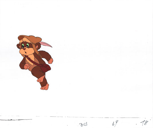 Star Wars: Ewoks Original Production Animation Cel and Drawing from Lucasfilm D-T8
