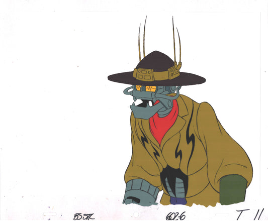Bravestarr Animation Cartoon Production Cel Used Onscreen from Filmation 1987-8 B-T11