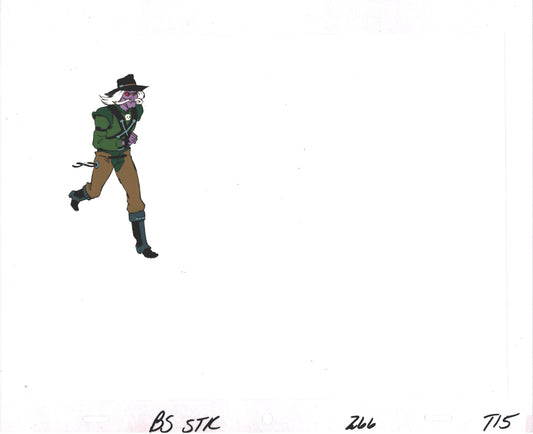 Bravestarr Animation Cartoon Production Cel Used Onscreen from Filmation 1987-8 B-T15