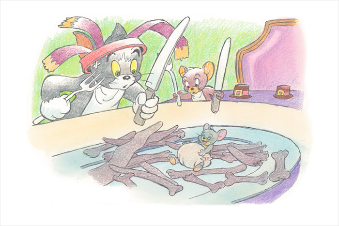 Tom & Jerry SET OF 5 Bob Singer SIGNED Limited Edition Giclee Prints on Paper - REGULAR Edition of 75