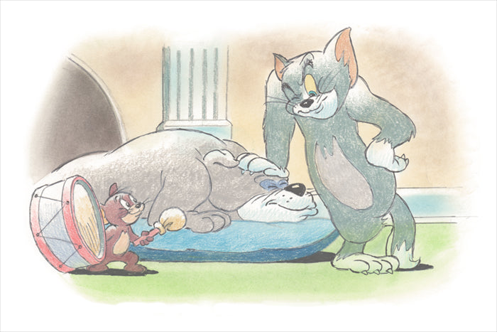 Tom & Jerry SET OF 5 Bob Singer SIGNED Limited Edition Giclee Prints on Paper - REGULAR Edition of 75