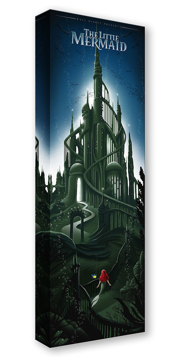 Castle Walt Disney Fine Art JC Richard Limited Edition of 1500 Treasures on Canvas Print TOC "The Little Mermaid"