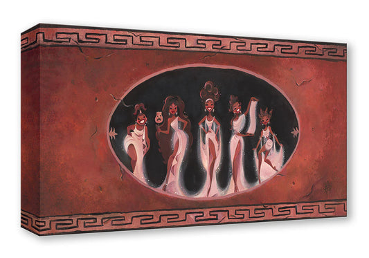 Hercules Walt Disney Fine Art Liana Hee Limited Edition of 1500 Treasures on Canvas Print TOC "The Muses"