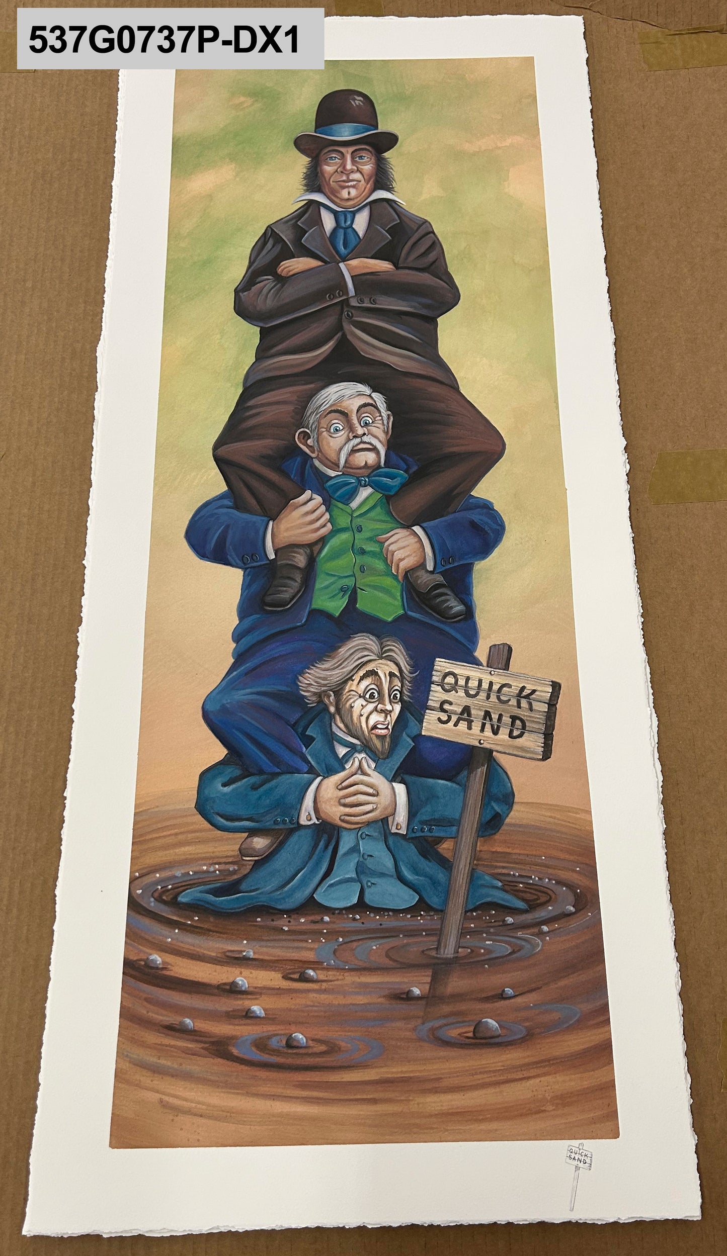 Haunted Mansion SET OF 4 Walt Disney Fine Art Michelle St. Laurent Signed Limited Edition of 25 Prints on Paper - The Portrait Series - PREMIERE ED