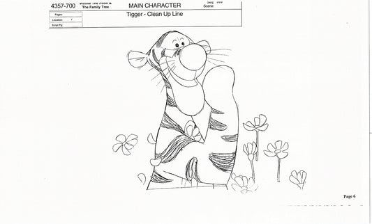 Tigger Movie Winnie the Pooh Disney Production Model COPY Animator Estate TM02