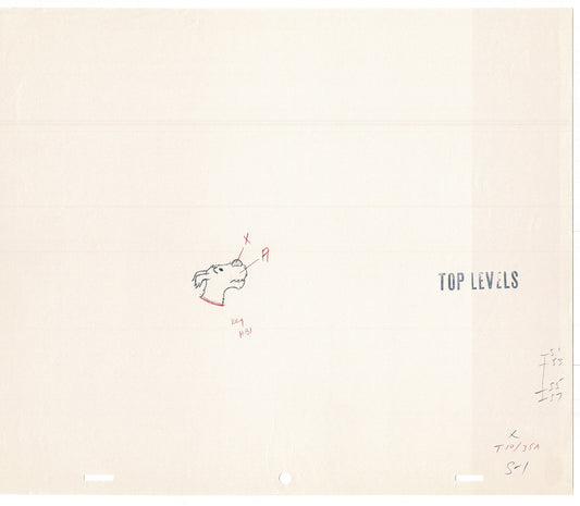 Tintin Adventures of Cartoon Animation Cel Drawings Lot of 2 Herge 1957 to 1964 G-05