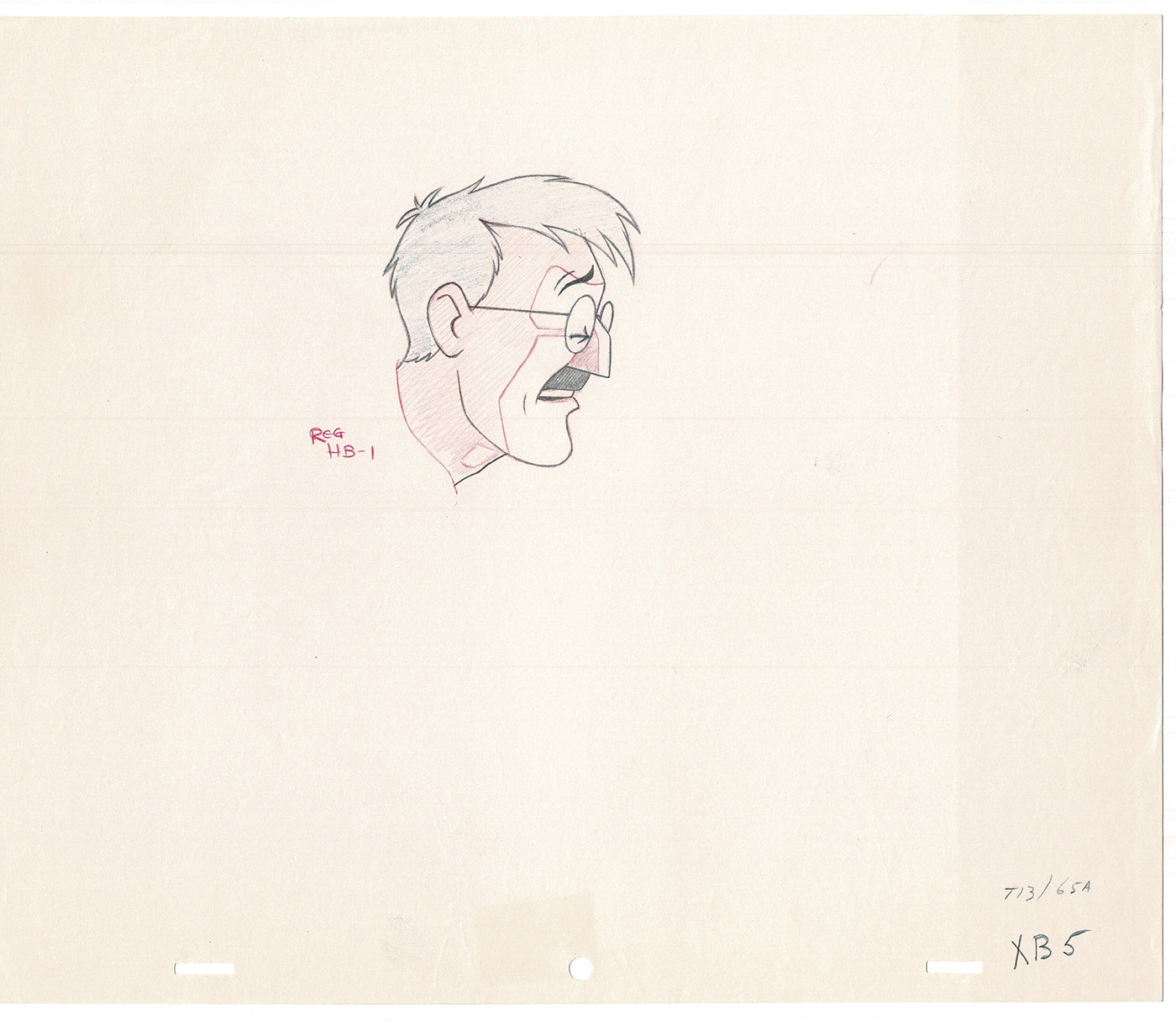 Tintin Adventures of Cartoon Animation Cel Drawings Lot of 2 Herge 1957 to 1964 G-11