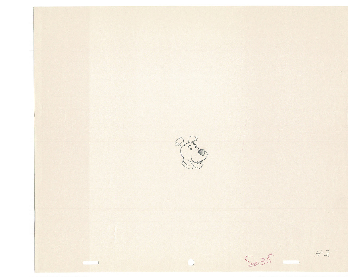 Tintin Adventures of Cartoon Animation Cel Drawing Herge 1957 to 1964 F-06