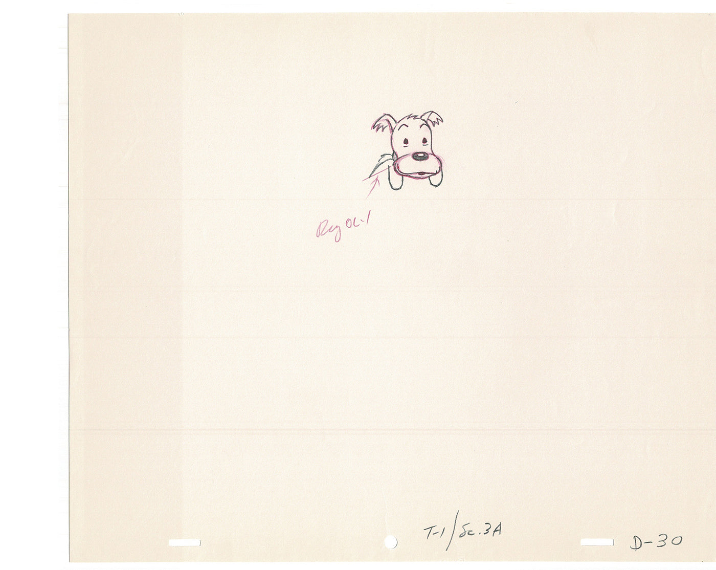 Tintin Adventures of Cartoon Animation Cel Drawing Herge 1957 to 1964 F-18