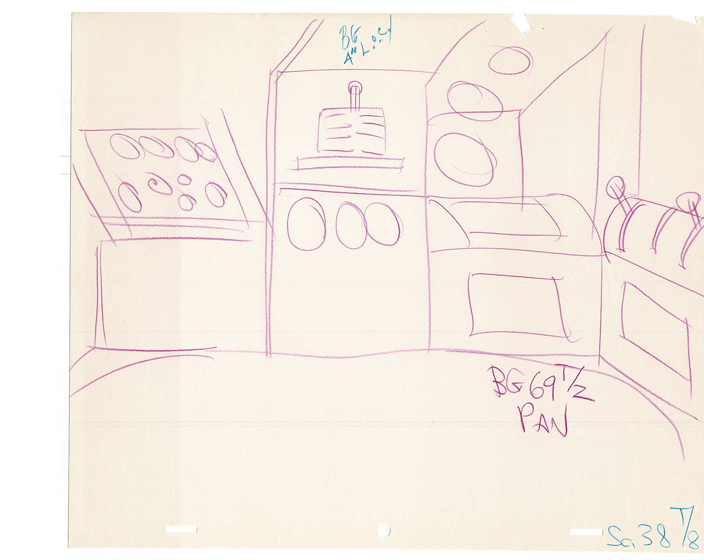 Tintin Adventures of Cartoon Animation Cel Drawing Herge 1957 to 1964 F-29