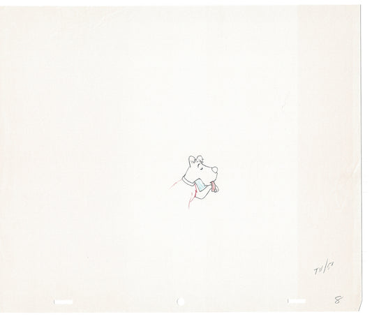Tintin Adventures of Cartoon Animation Cel Drawing Herge 1957 to 1964 E04